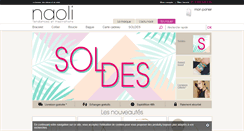 Desktop Screenshot of naoli-bijoux.fr