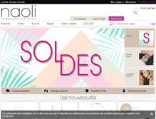 Tablet Screenshot of naoli-bijoux.fr